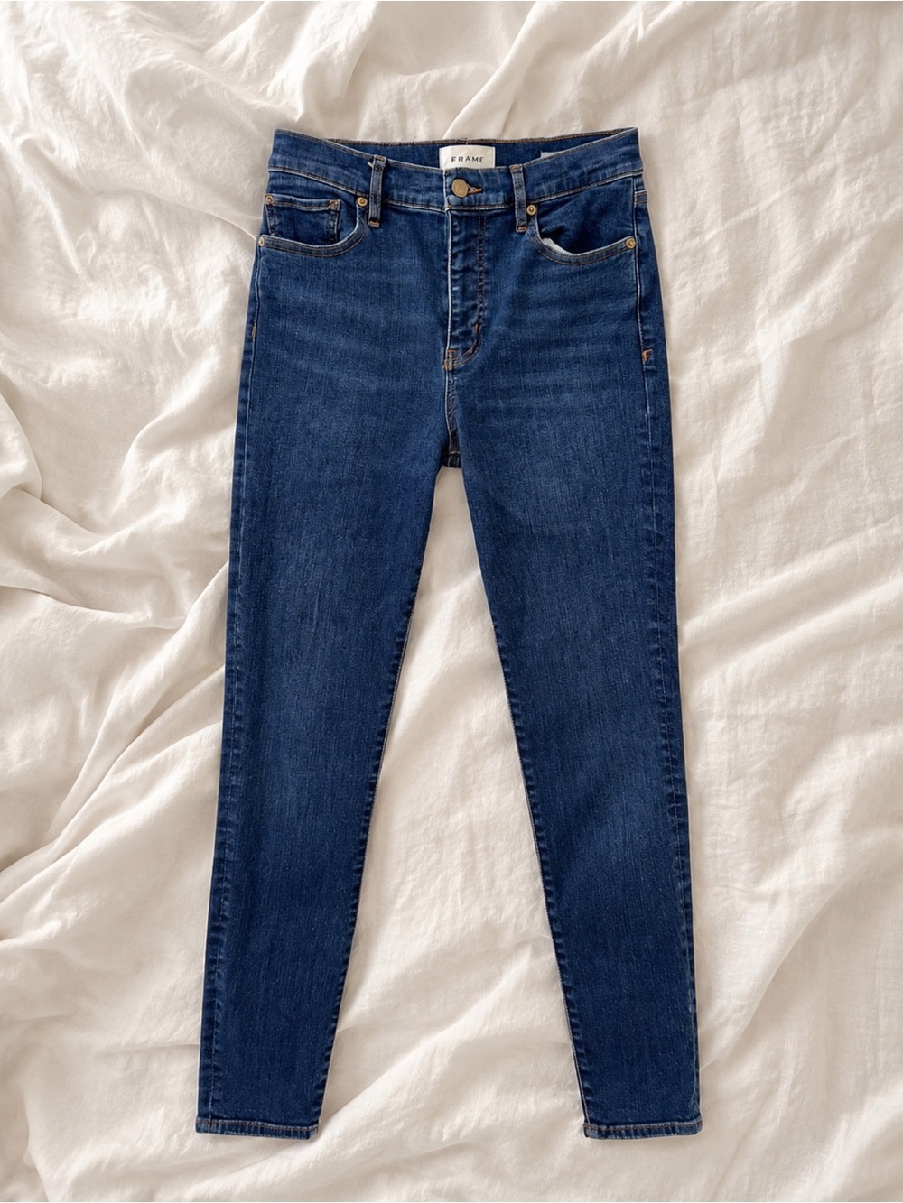 FRAME The Alix Skinny Jeans Womens 28 Dark Wash Stretch Denim